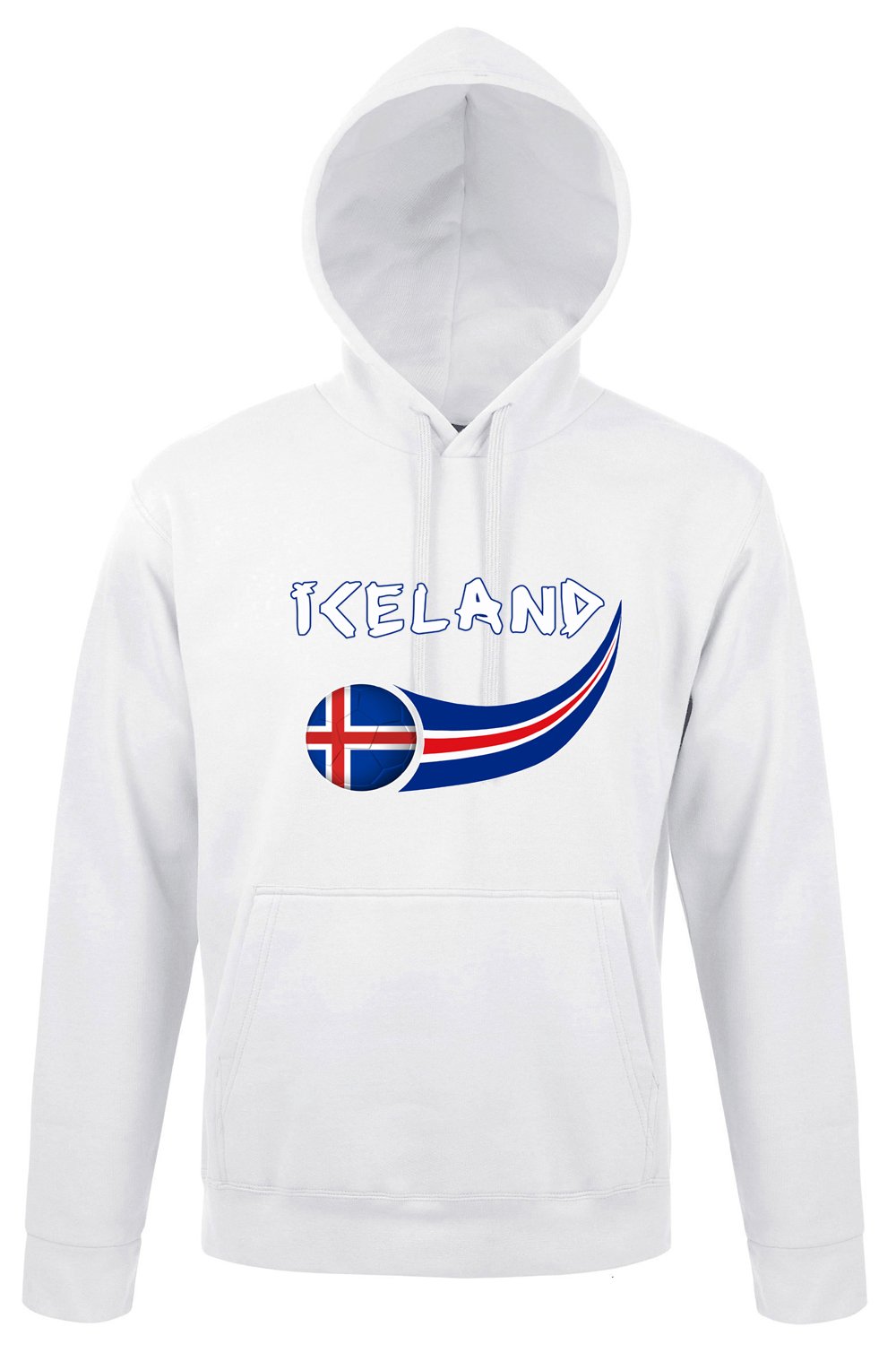 Supportershop Men Iceland Sweatshirt - White, Medium