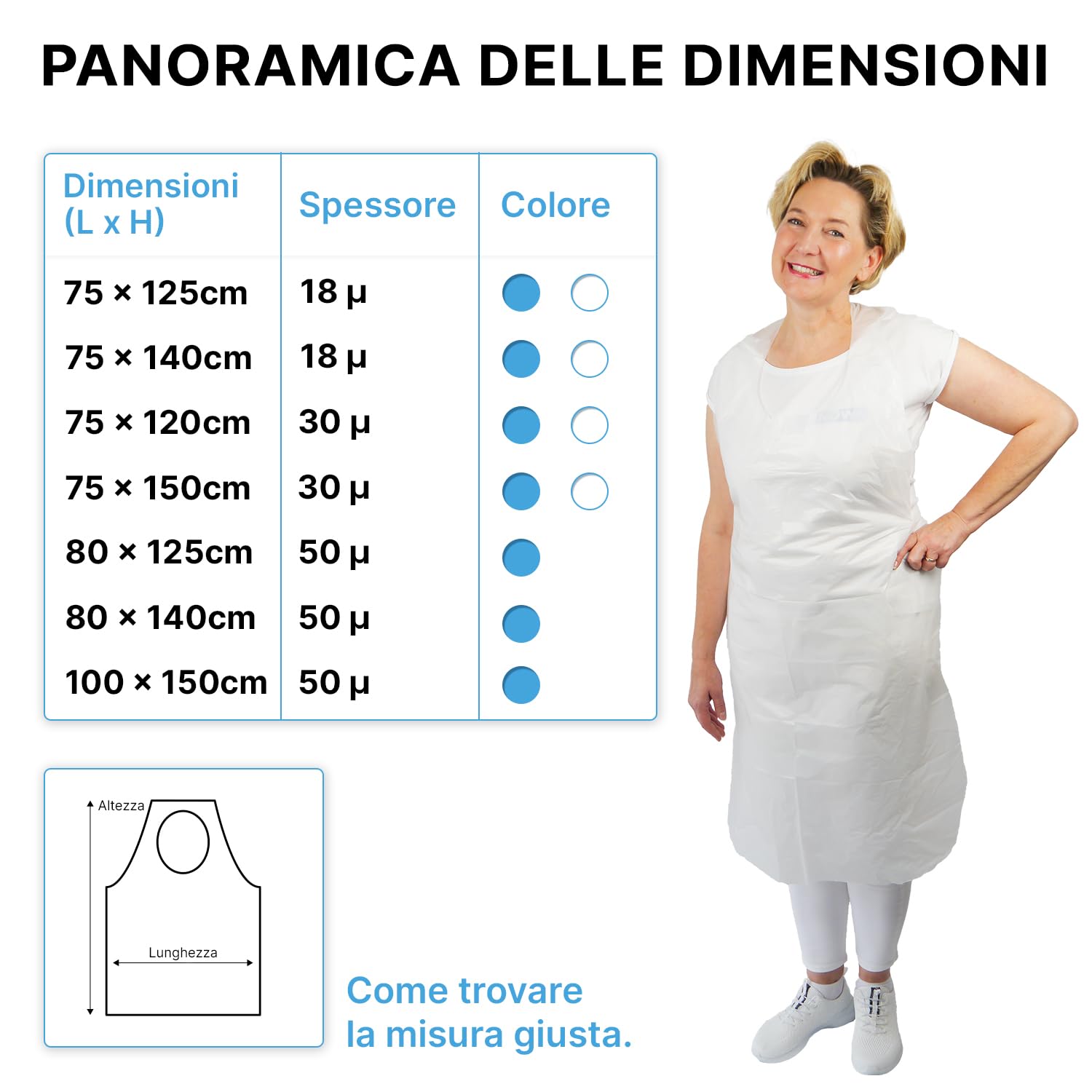 Grembiule Monouso LDPE 18 | Würth - Foto 7