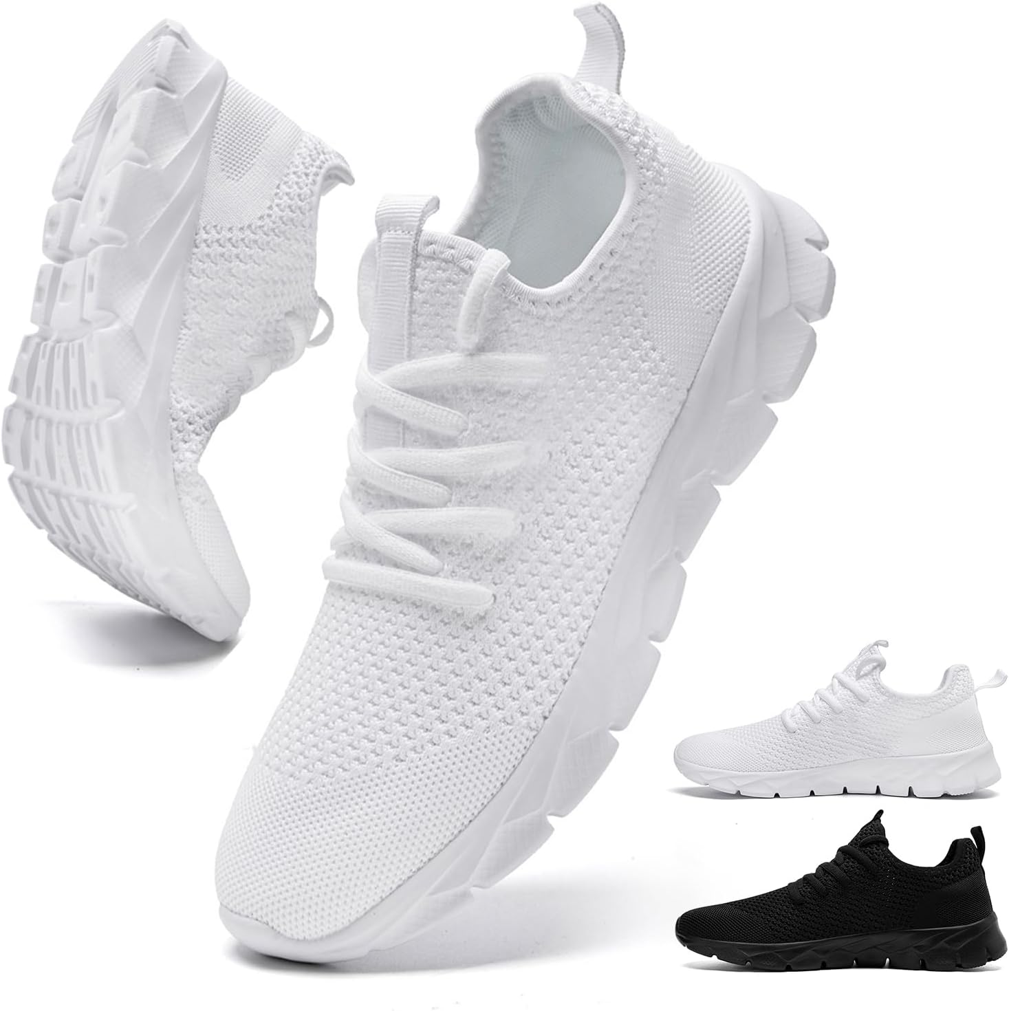 Womens Walking Shoes Running Tennis Sneakers Non Slip Gym Workout Athletic Lightweight Comfortable Fashion Sport Mesh Casual Shoe
