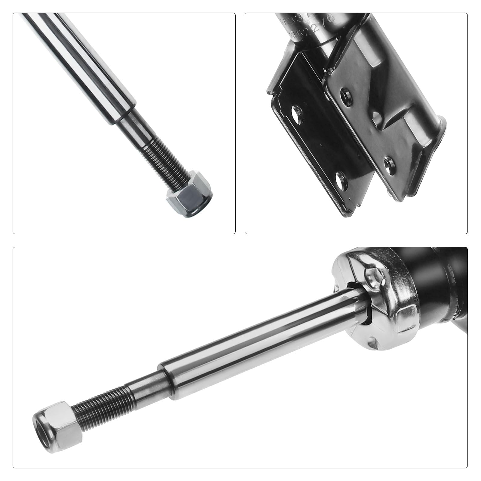 Frankberg 2x Presión del gas del amortiguador Eje Delantero Compatible con C4 Coupé/Berlina 2004-2011 C4 I 2004-2011 307 2001-2014 Sustituir# 5202HH