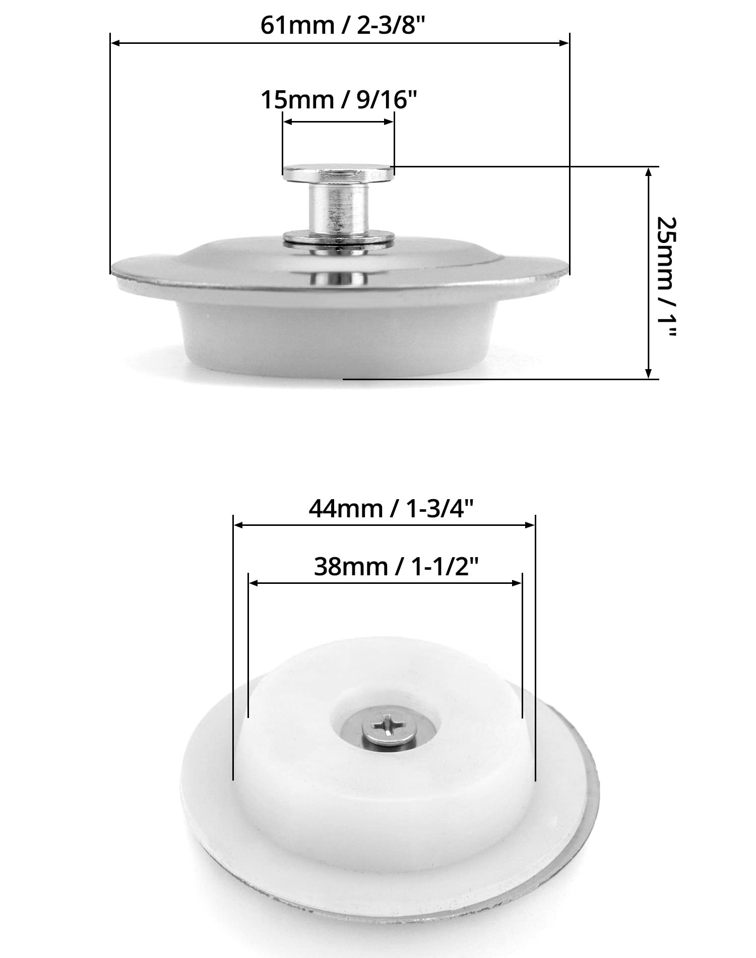 Tappo Universale Per Lavandino In Acciaio Inox, A Pulsante, Con Filtro Anti-capelli, Oro