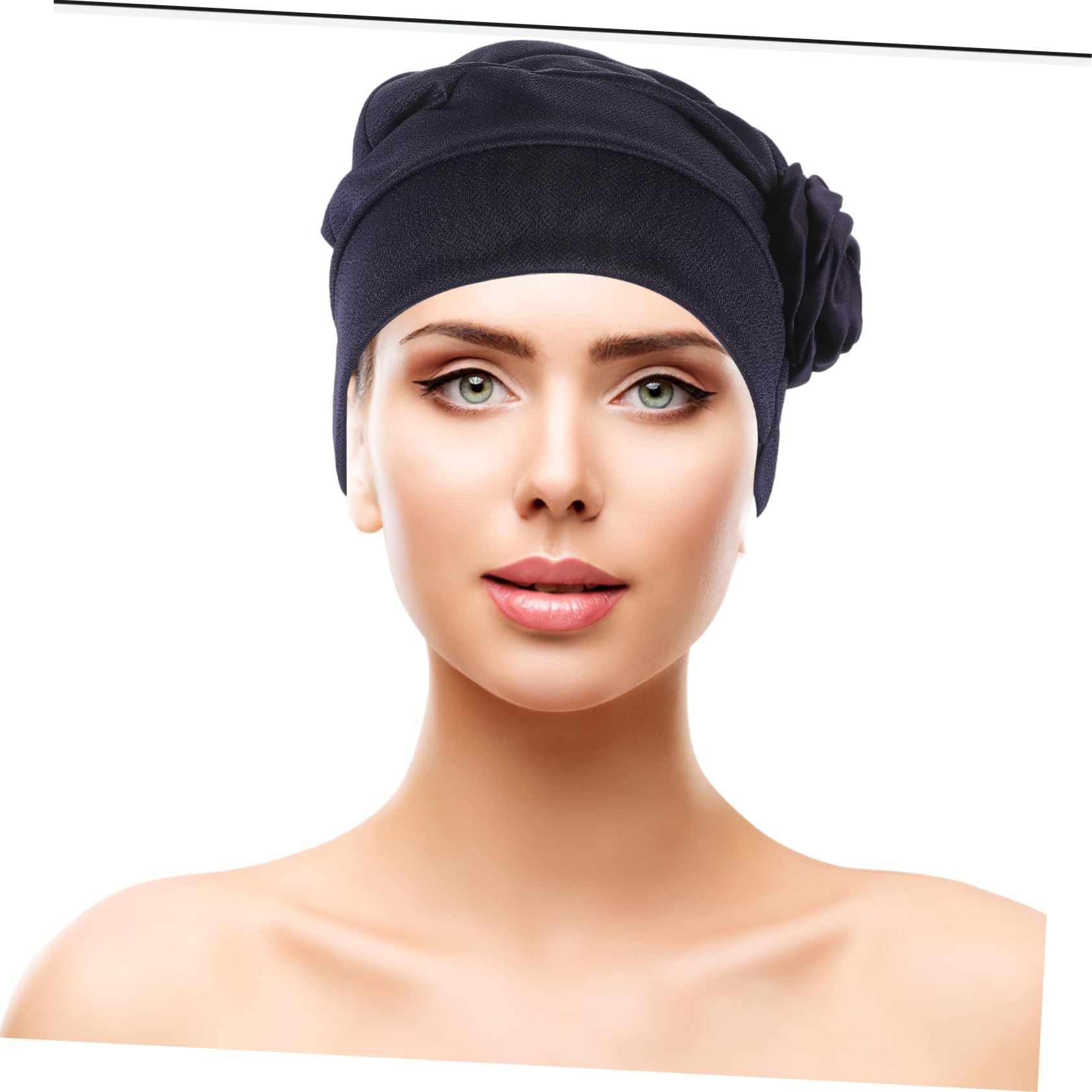 Holibanna Breathable Women's Chemo Turban Hat Flower Pattern Headwear Stretch Fabric