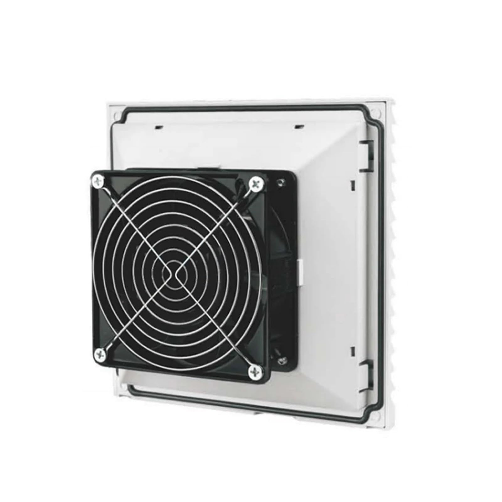Ventilateur de 204 x 204 mm avec Filtre, Compatible AC230V, DC12V et DC24V, et Panneau Anti-poussière for Armoire.(AC220V)