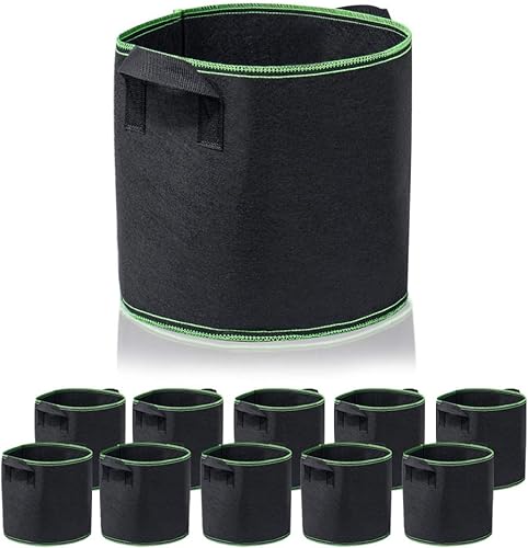 GARDEN4EVER 1 30 galones, bolsas de cultivo resistente, contenedor grueso de tela no tejida macetas con asas
