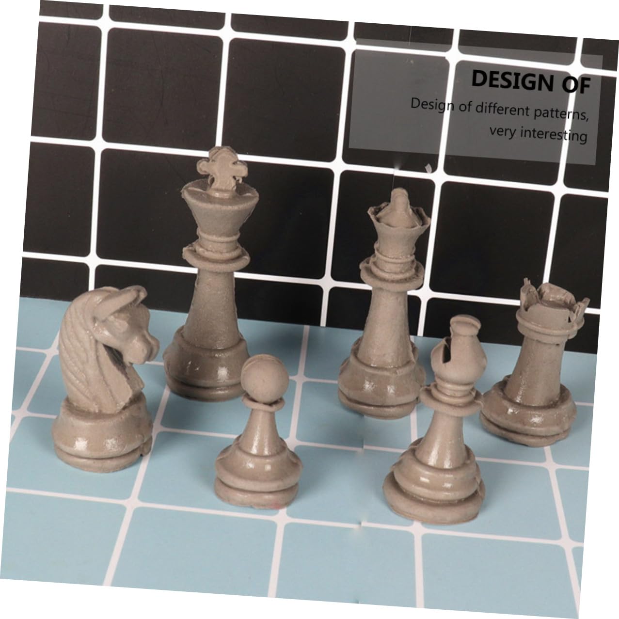 DOITOOL Molde de Chocolate de Silicona con Diseño de Tablero para Fondant, 12 Piezas, Fácil de Limpiar y Apto para Horno