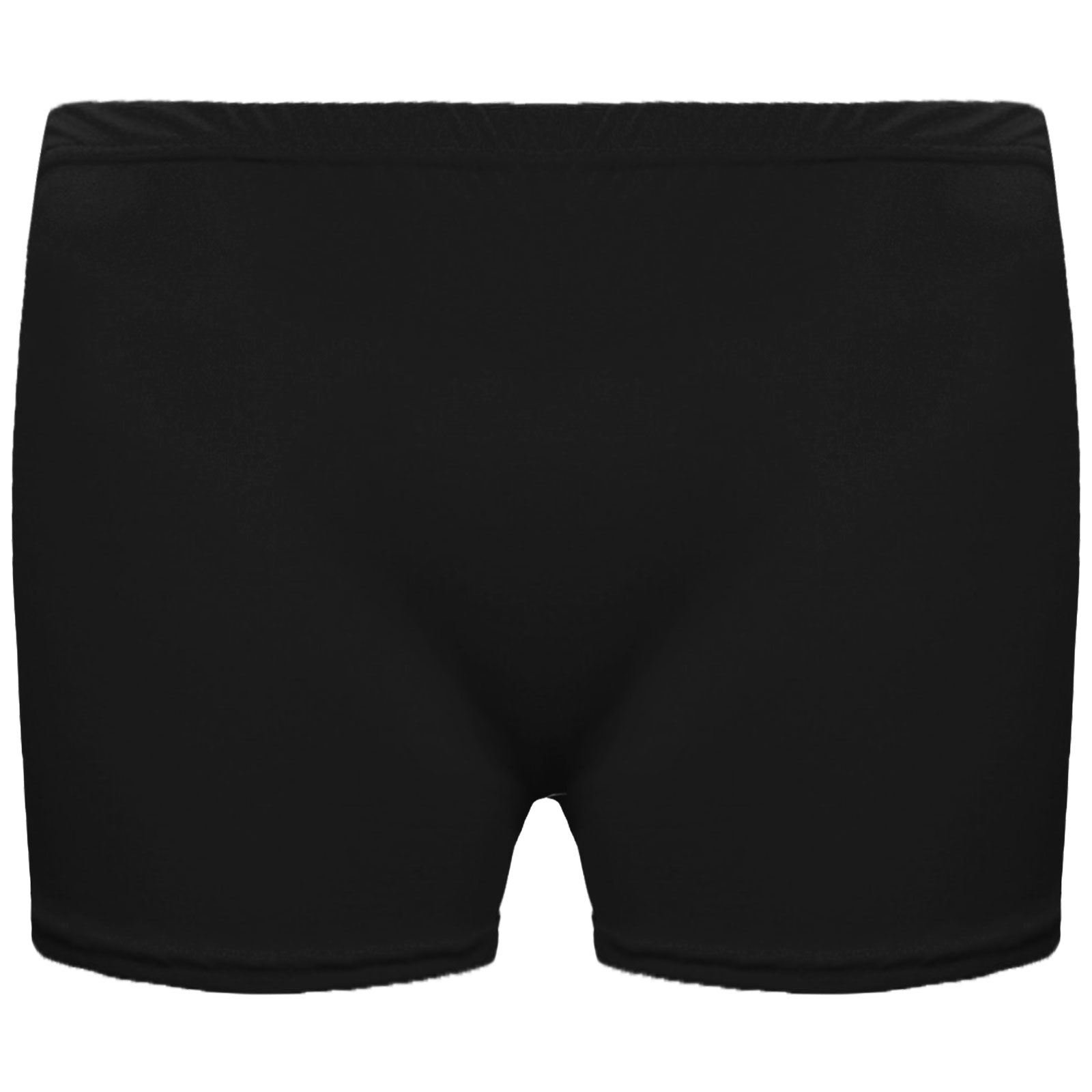 LUXE DIVA Kids Microfiber HOT Pants Girls Knickers Lycra Dance Shorts Gym NEON Party Dress Costume 5-12 Years of Age