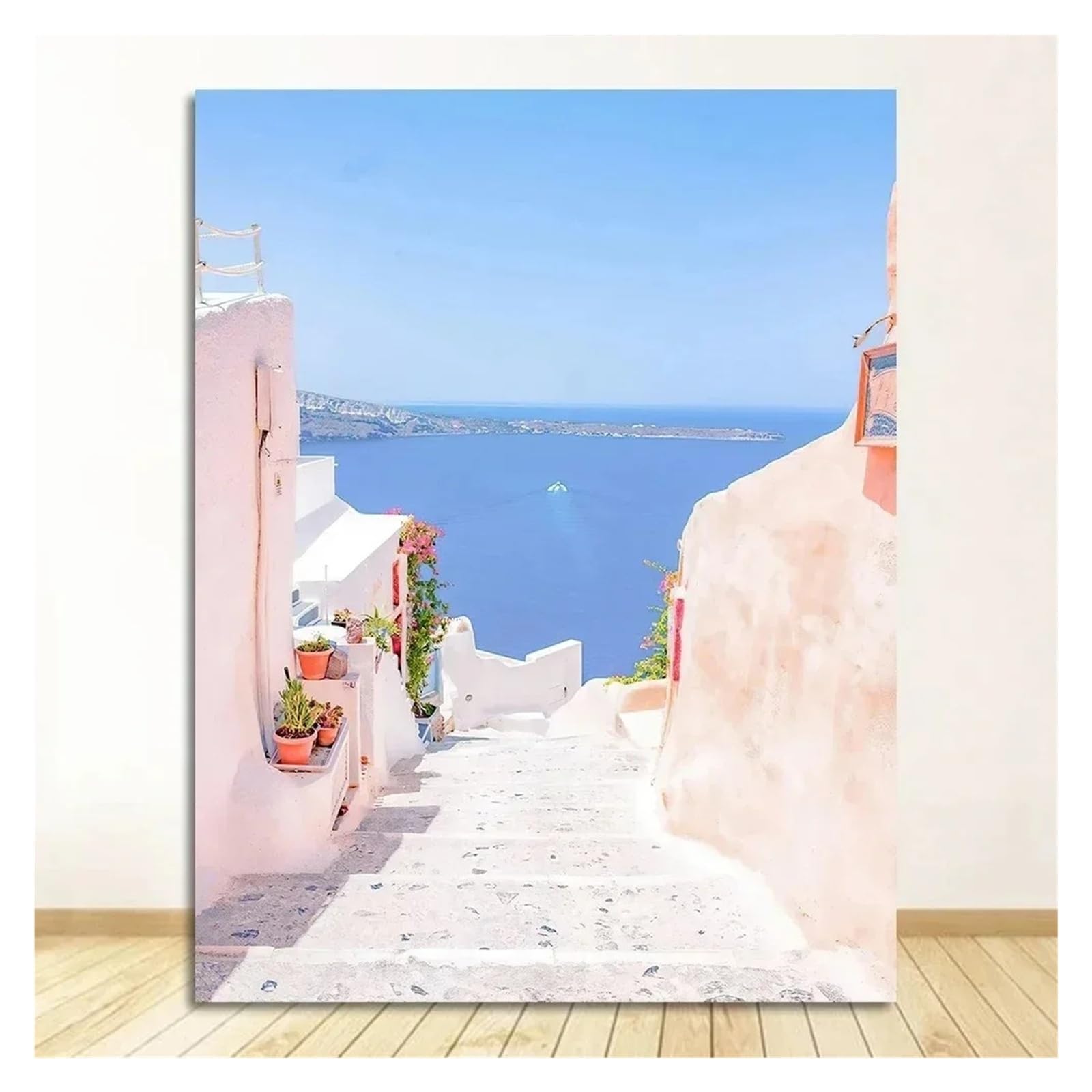 Poster Grèce été pour dortoir universitaire et déco murale de studio étudiant