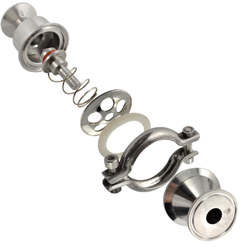 SuperWhole 1 1/2" 1.5" 38MM OD Sanitary Check Valve Tri Clamp Type SUS