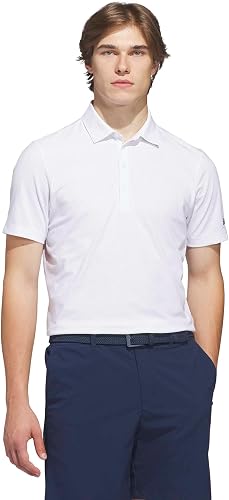 adidas Men's ULTIMATE365+ GO-to Print Polo Shirt, White/Grey Three F17, XX-Large