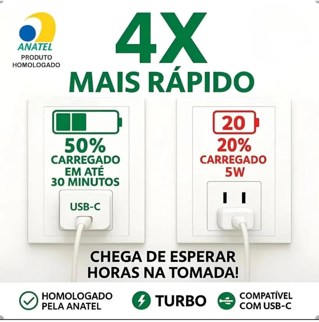 Carregador Turbo 30w Usb-c Com Cabo Tipo C 1 Metro Trançado Branco Fonte De Carregamento Turbo, Alta Potência, Seguro E Compatível Com Iphone 15 16 17, Samsung Xiaomi Motorola LG Carregador Turbo 30w Usb-c Com Cabo Tipo C 1 Metro Trançado Branco Fonte De Carregamento Turbo, Alta Potência, Seguro E Compatível Com Iphone 15 16 17, Samsung Xiaomi Motorola LG