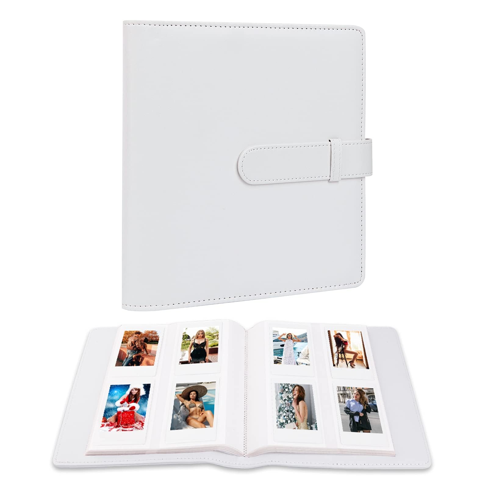 256 Pockets Mini Photo Album for Fujifilm Instax Mini 12 11 9 40 99 90 8 7 Evo LiPlay,Compatible with Polaroid Snap/PIC-300/Z2300 Cameras & Zip Instant Printer, Kodak 2X3 Film (Ice White)-picture-33