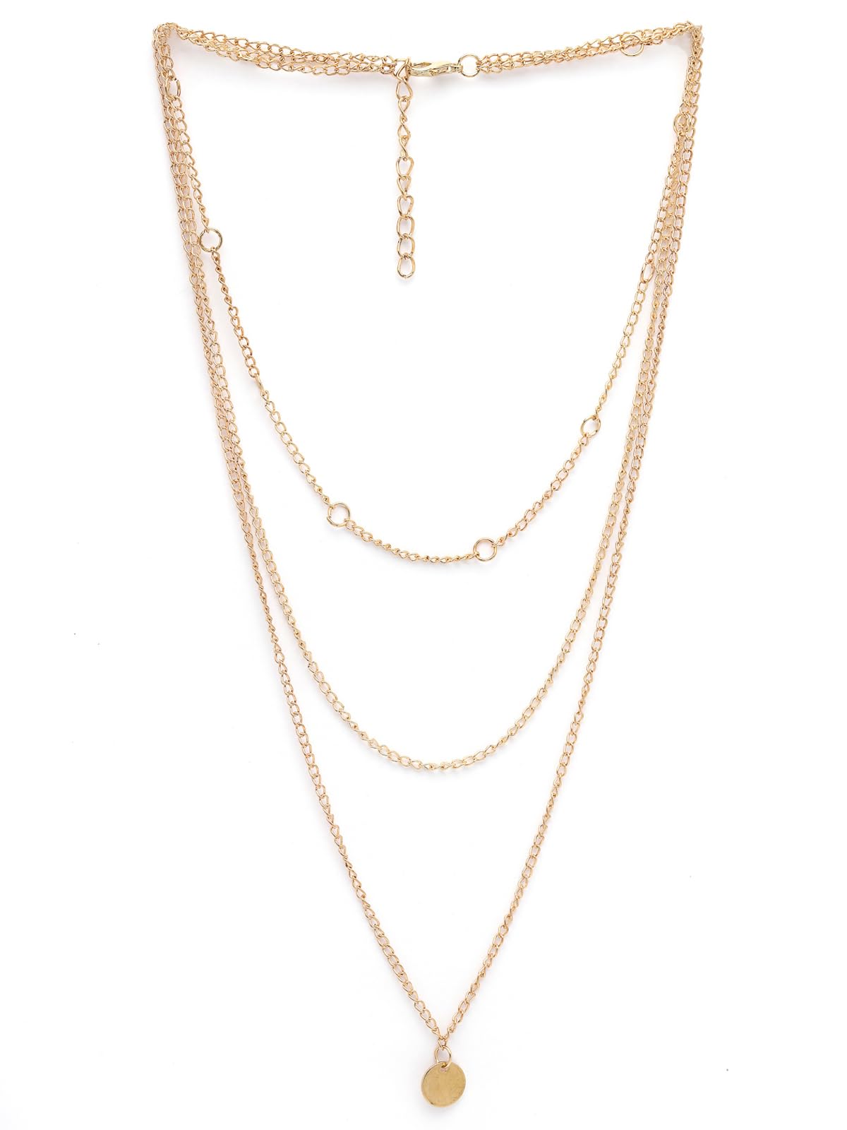 Scintillare By Sukkhi Creative Gold Plated Multilayered Metal Chain Necklace for Women & Girls |Birthday Gift for Girls And Women Anniversary Gift for Wife| Gifts Collection|N106730 (B0CQFVK53Z) Amazon Price History, Amazon Price Tracker