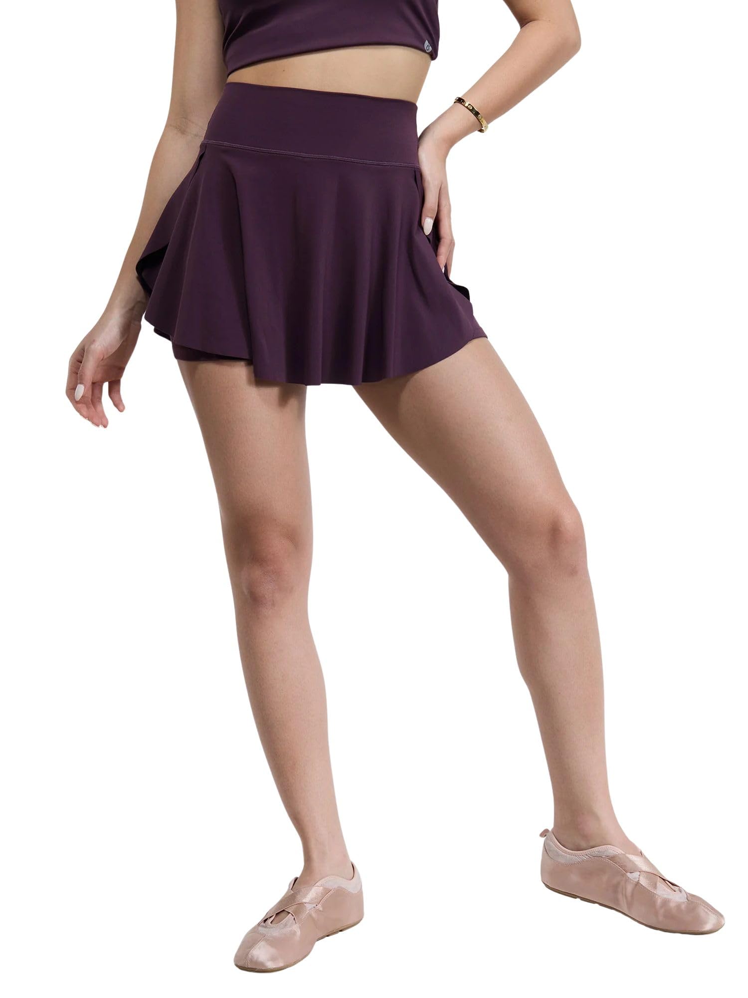 CAVA Swirl Tennis Skorts for Women | Built-in Shorts, Moisture-Wicking, Stretchable, Pockets, Twirl-Friendly Design | Active Skirt for Sports-picture-16
