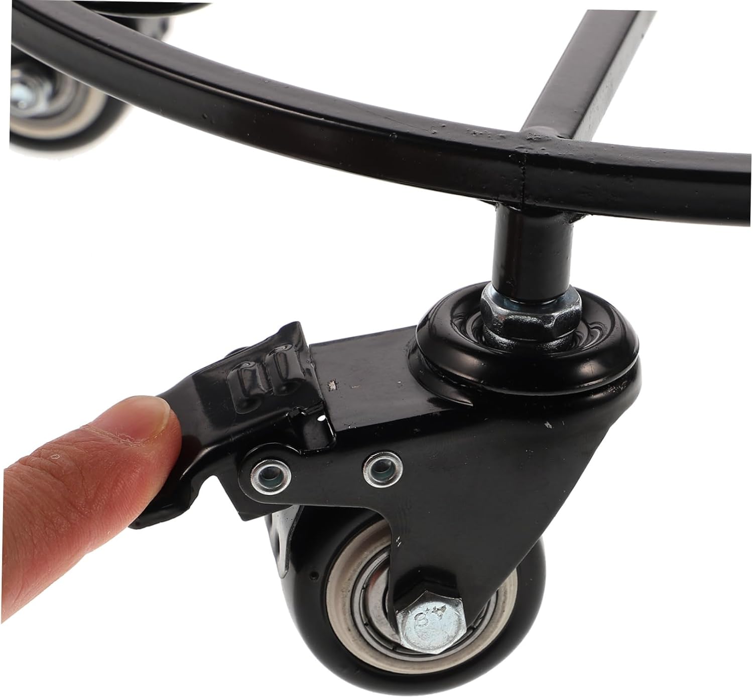 Wheel Flower Stand Iron Base Flowerpot Stand Plant Pot Base for Gardening Planter Wheels