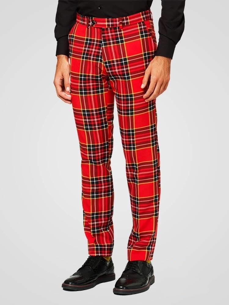 Cdkoke Uomo Abito A Quadri Festa Di Nozze A Scacchi Con Risvolto - Foto 11