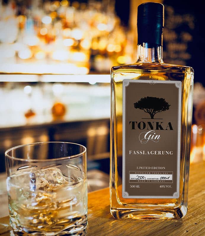 Tonka Gin | Limited Edition | Fasslagerung | Herb süßliche Tonkabohne | mit Noten von Vanille, Kirsche und Nuss | 40… – Bild 3