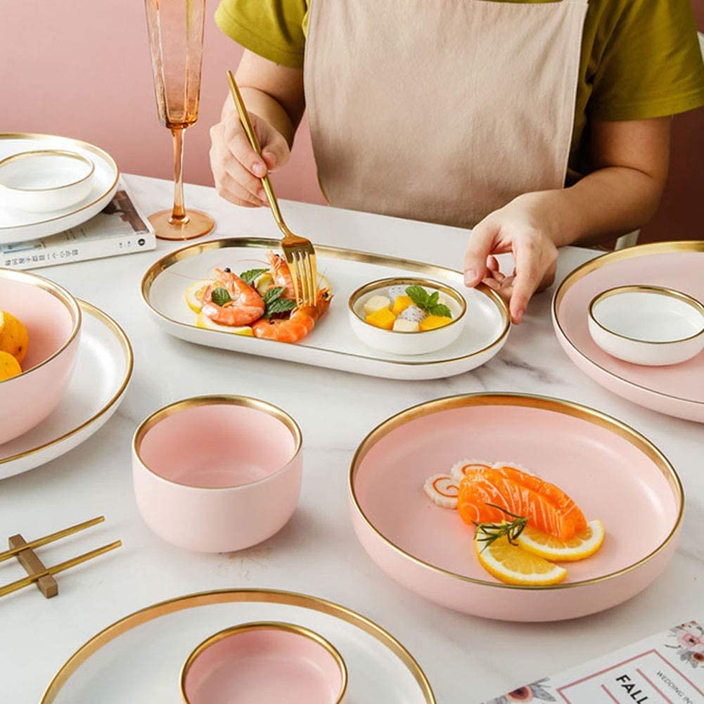 Amazon.co.jp: 一人暮らし 絶妙 食器セット 食桌の装飾 陶器
