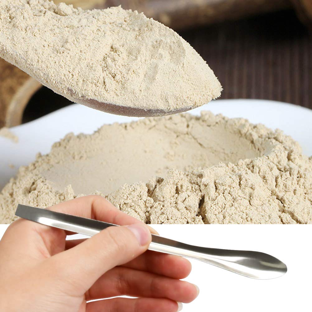 12pcs Spatole in Acciaio Inossidabile Cucchiaio Spatola per Polveri,Cucchiaio Spatola Laboratorio,Cucchiai in Acciaio Inossidabile,Spatola di Miscelazione,Cucchiai da Laboratorio