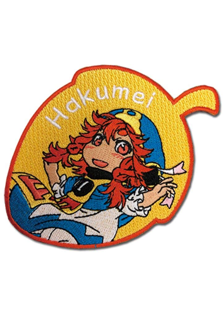 Patch Hakumei et Mikochi broderie relief aux finitions colorées soignées