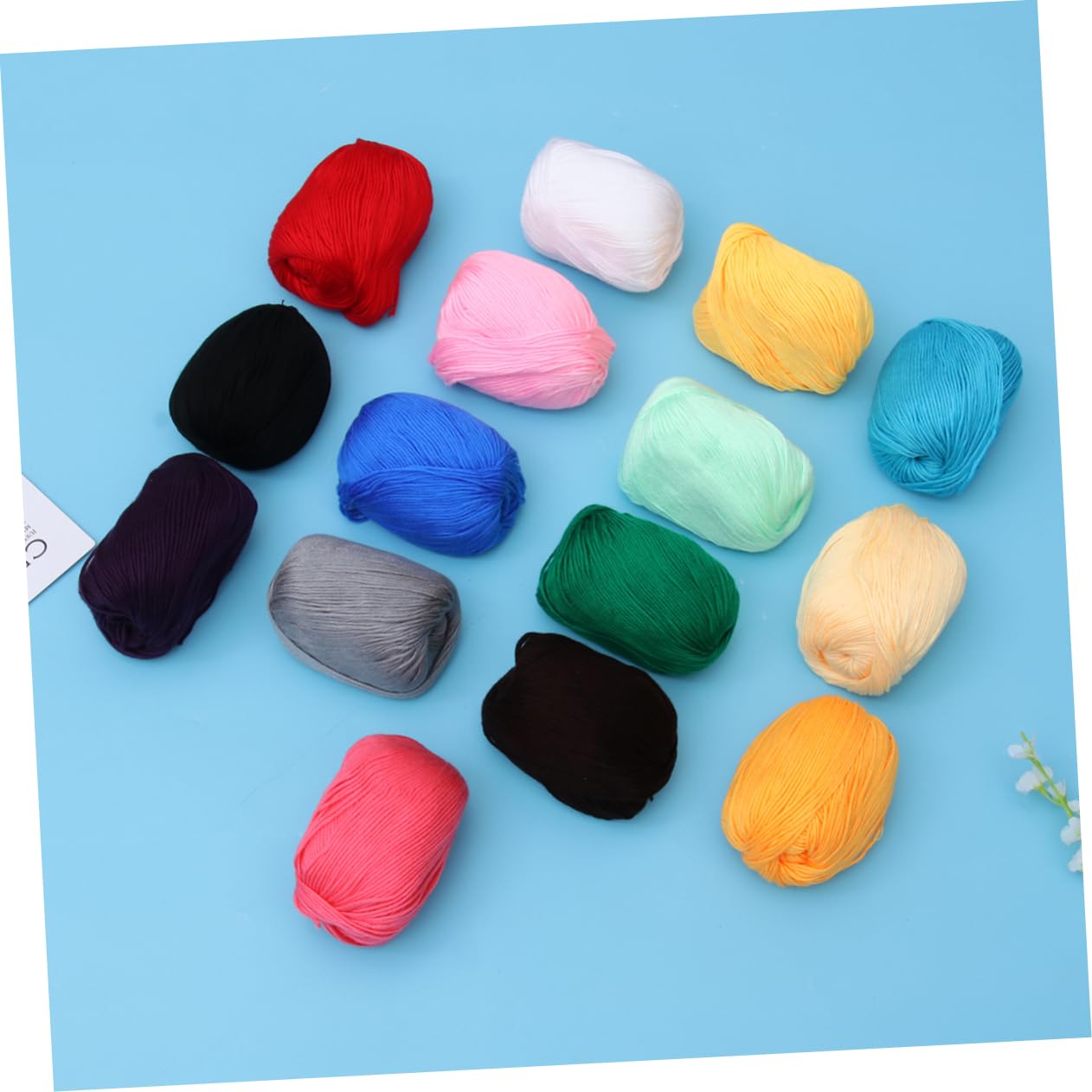Hilo de Lana, 30 Piezas Kit de Inicio de Fieltro con Aguja Tops de Punto Proyectos de Tejer con Hilo de Lana Fieltro con Aguja Suministros for Tejer Lana acrílica Tejer