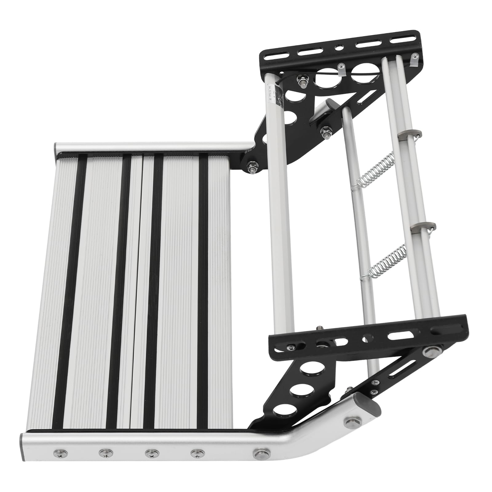 Had Stopnie do kampera, stopnie, stop aluminium, stopień z oświetleniem LED, ręczny zamek błyskawiczny, nośność 150 kg, 47,6 x 50,1 x 18,3 cm