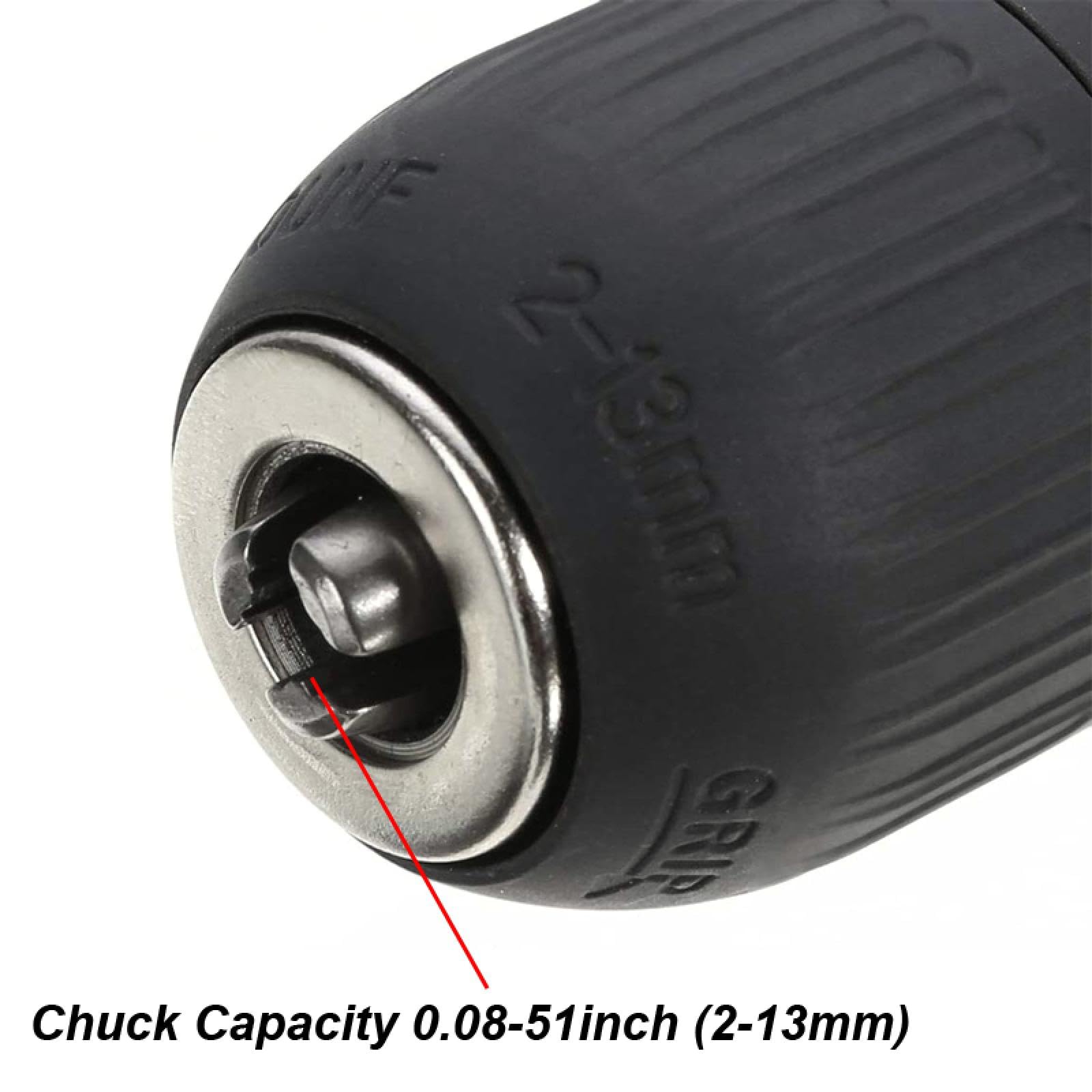 Uchwyt wiertarski bezkluczykowy 2-13 mm Konwerter 1/2"-20 gwintów Adapter szybkiej wymiany Klucz udarowy sześciokątny 1/4" Wiertło (adapter uchwytu SDS)