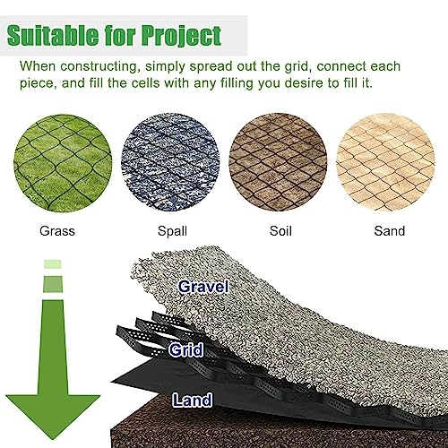 Stabilisation de gravier durable avec cette grille de support au sol robuste - 3