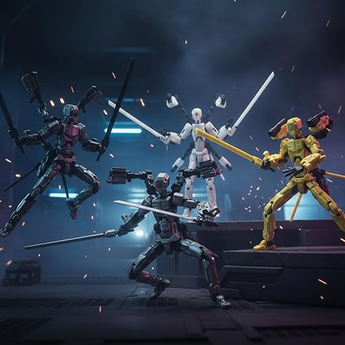 Miniatura 6 de Juego de 13 figuras T13 & Juguetes Titan 13 Pack de 4 (Figuras de acción impresas en 3D con ensamblaje completado)