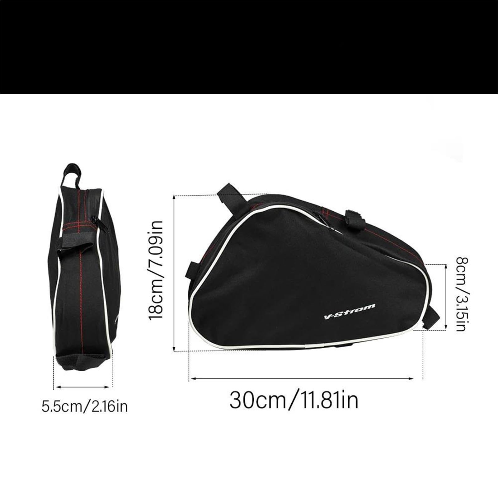 Bolsa para Defensas Motocicleta para Suzuki V-Strom DL650 DL1000 V-Strom 650 1000 Bolsa Herramientas Reparación Bolsa Almacenamiento El Chasis Bolsas de Cuero y alforjas