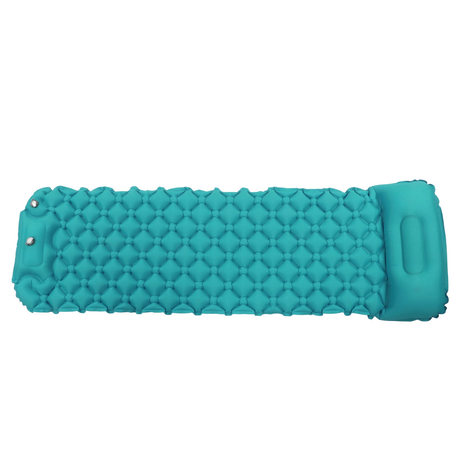 Coussin de Couchage de Camping Gonflable Ultraléger et Imperméable, avec Oreiller pour Randonnée, 76,8x24,0 Pouces (Bleu Paon)