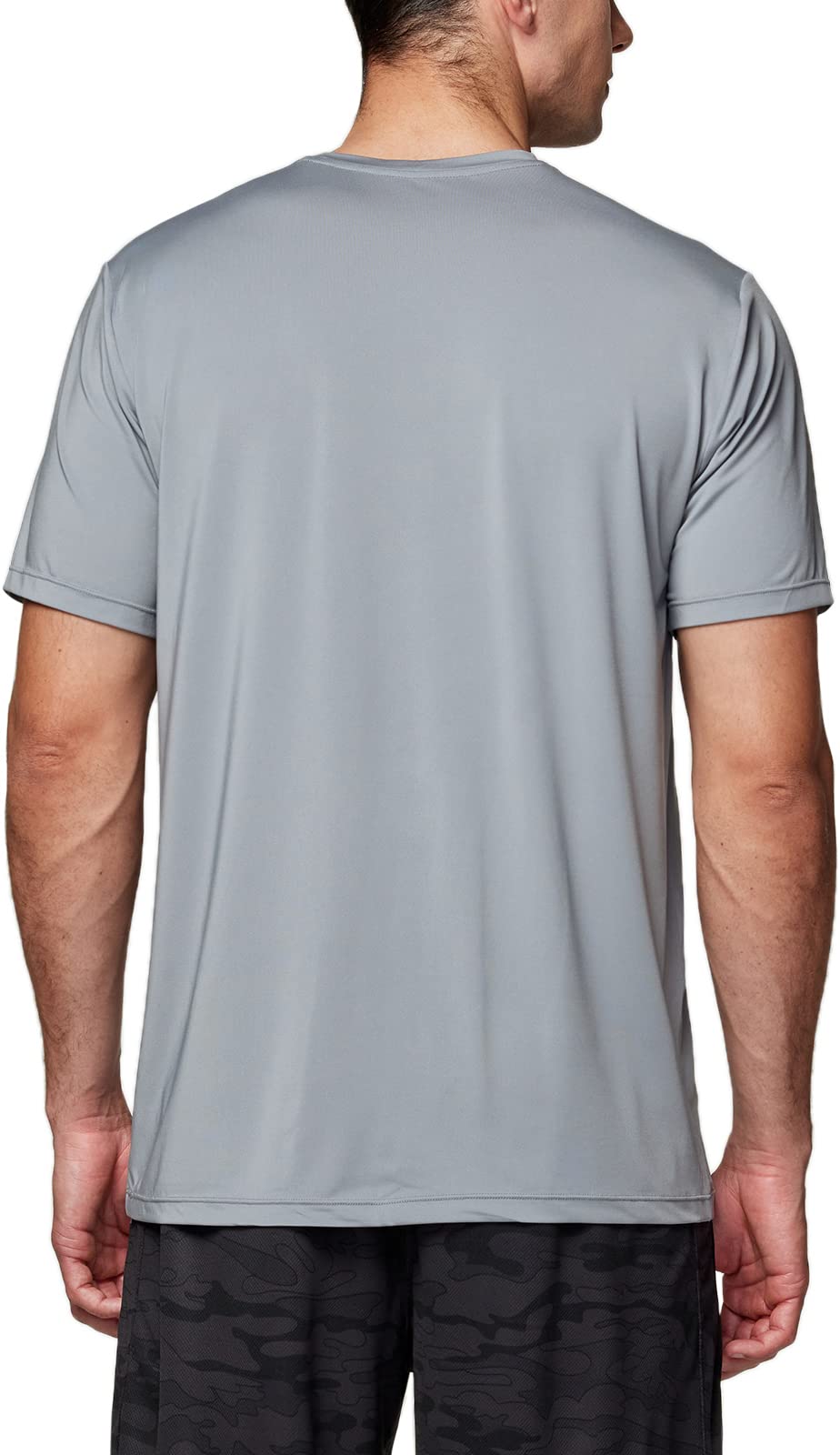 ATHLIO Camisetas de entrenamiento para hombre, para correr, protección solar, secado rápido, camisetas atléticas de manga corta para gimnasio