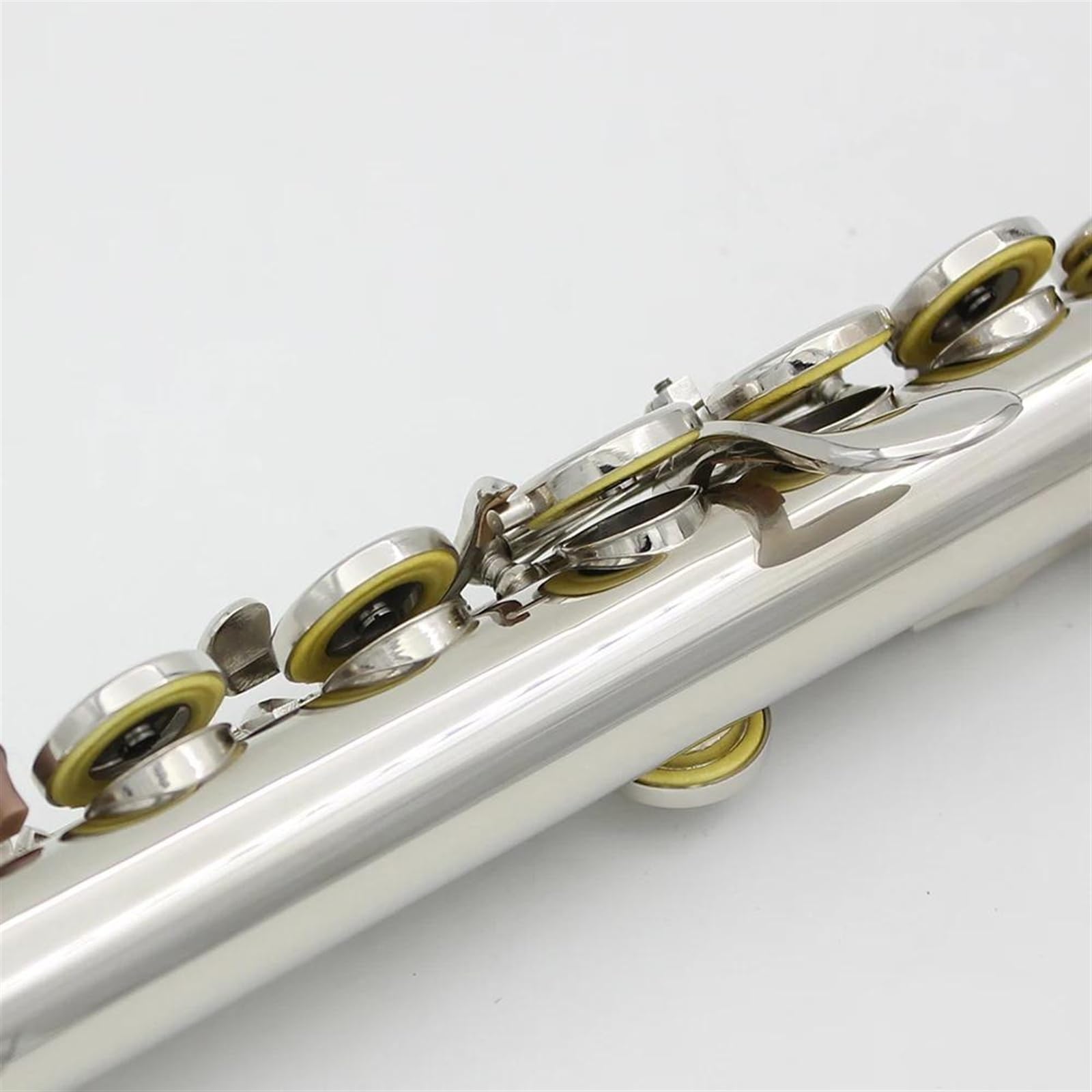 Flauta C De 16 Agujeros, Flauta De Concierto Chapada En Plata De Cuproníquel Abierta Cerrada Con Llave E Y Accesorios De Caja Flauta Travesera Kit