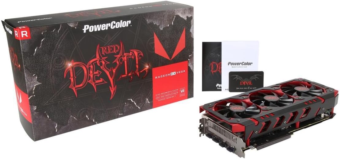 Powercolor axrx Vega 64 8gbhbm2-3dh NVIDIA Graphics Card