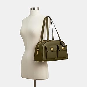 Amazon.com: Coach Twin Turnlock Bag, 1Z/Olive : Clothing