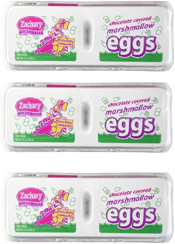 Chocolate-Covered Marshmallow Eggs (1 Doz) (Pack of 3)