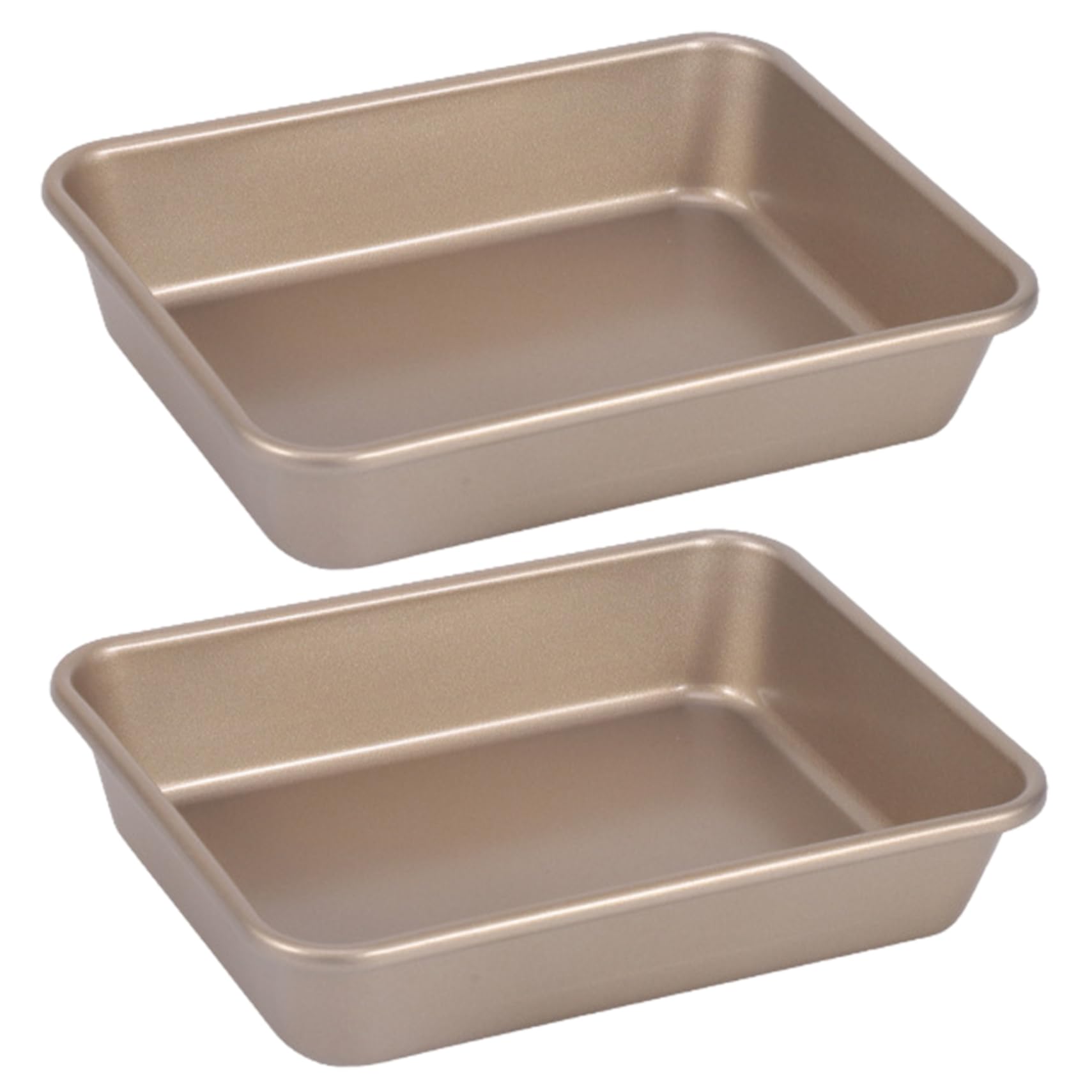 Moldes de repostería para hornear bizcochos caseros en porciones perfectas juego de 2 platos