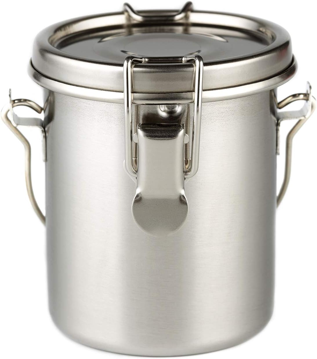 Paint Brush Washer, Stainless Steel Leak-Proof Brush Cleaner with Clip-on Lid and Filter Screen, Great for Oil, Acrylic, Watercolor Painting, 3 1/2" Wide x 4 3/4" Tall