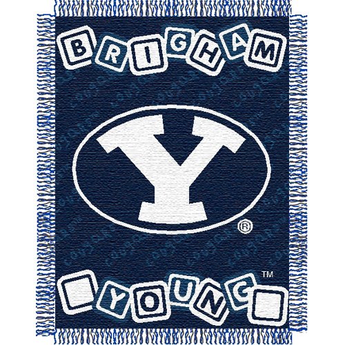 Image of BYU Brigham Young University Baby Blanket Bedding Throw 36 x 46