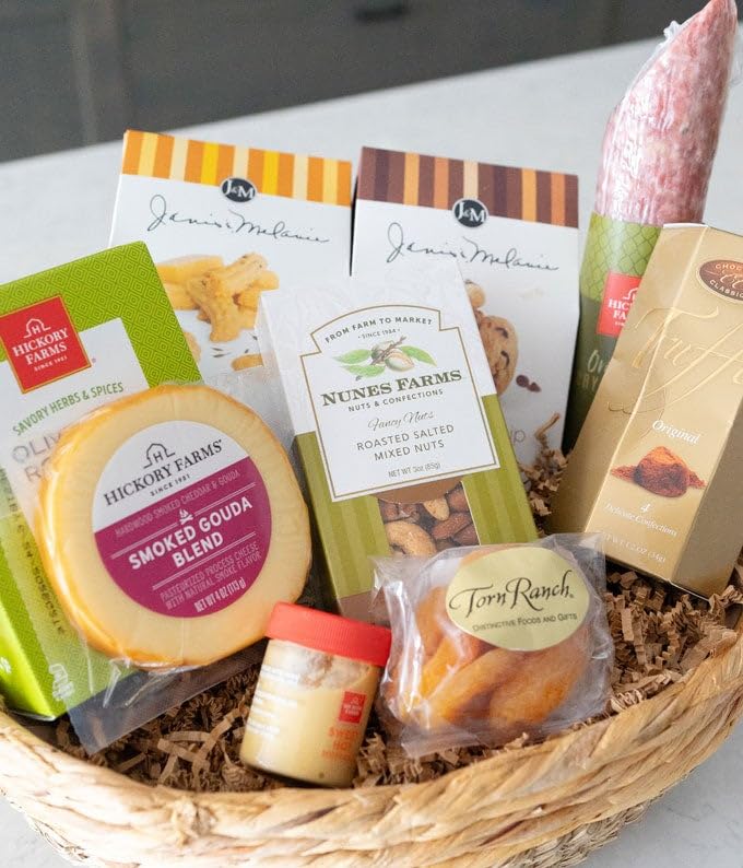 From You Flowers - Sweet & Savory Snackin' Gift Basket for Mother's Day, Birthday, Anniversary, Get Well or Celebration