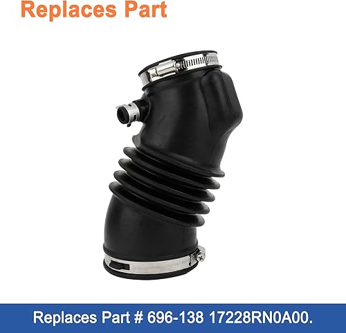Miniatura 2 de Manguera de admisión de aire del motor (tubo con abrazaderas). Se adapta a Honda Pilot V6 3.5L 2009-2015. Sustituye a la pieza # 696-138 17228RN0A00.