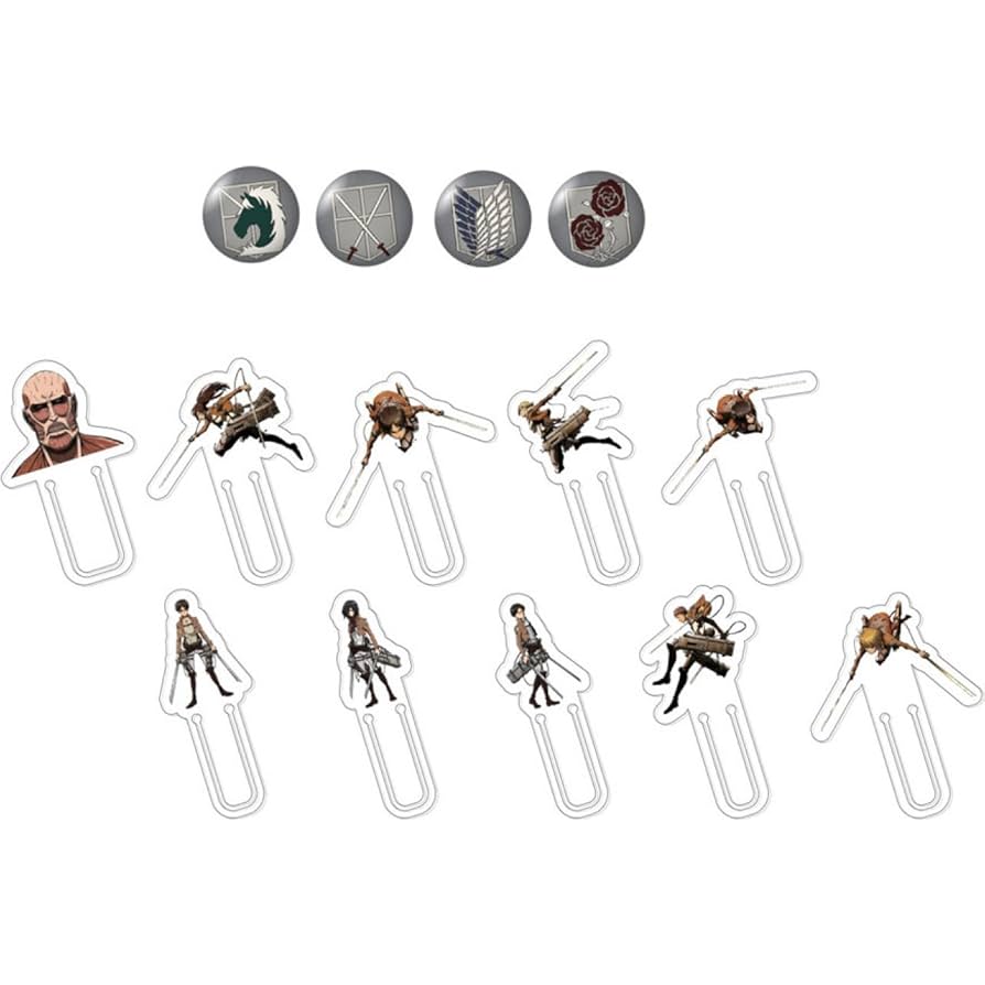 進撃の巨人　調査兵団のエンブレム　4個セット 調査兵団エンブレム M-51ジャケット [進撃の巨人