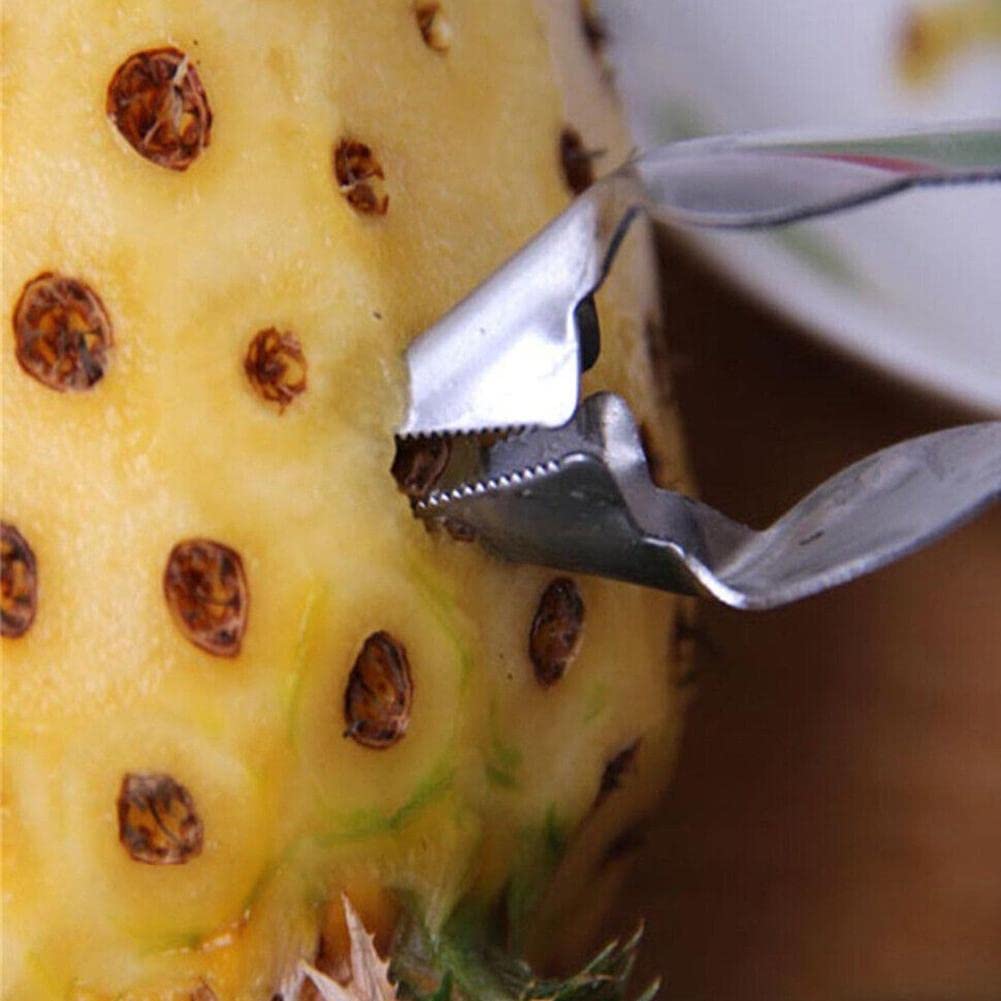Ananasaugenschäler & Gemüseentkerner – Edelstahl 304, Für Ananas, Kartoffeln, Karotten, Erdbeeren, 12,5 Cm