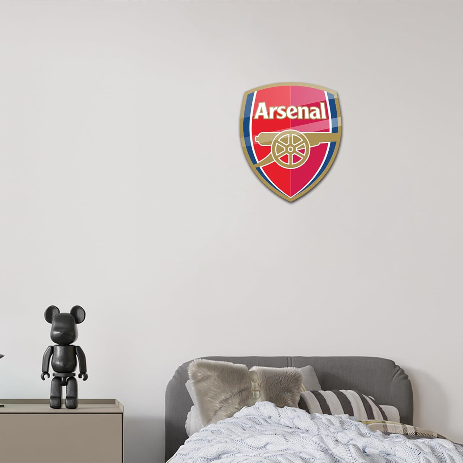 Officially Licensed Arsenal FC (42.4 x 50 cm) 4mm Acrylic Glass
