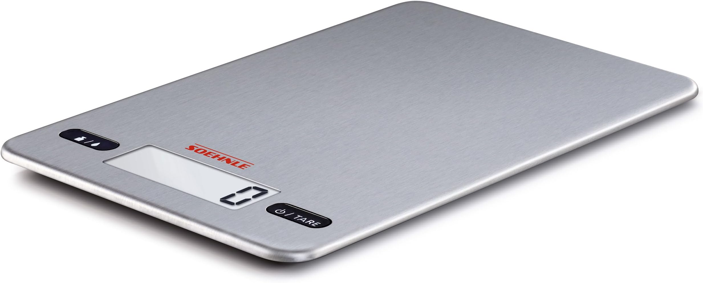 Soehnle 66189 Page Evolution Kitchen Scale, Steel Silver