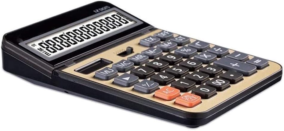 Standard Function Basic Desktop Calculator, Large Display, for Home and Office, Power, Solar and Battery