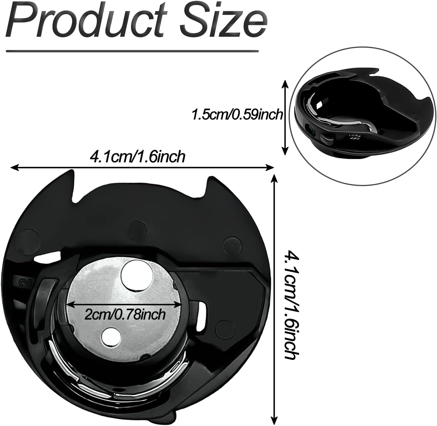 Fbshicung Bobbin Case #40099754 Compatible with Juki HZL-F, HZL-DX, HZL-NX, HZL-G,QVP Models DX1500QVP, DX2000QVP, DX4000QVP