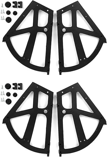 Miniatura 4 de Cerniere Scarpiera, bisagras de gabinete zapatos de una sola capa partes flip Marcos reemplazo metal 4 fijaciones dos capas soporte estante hemnes