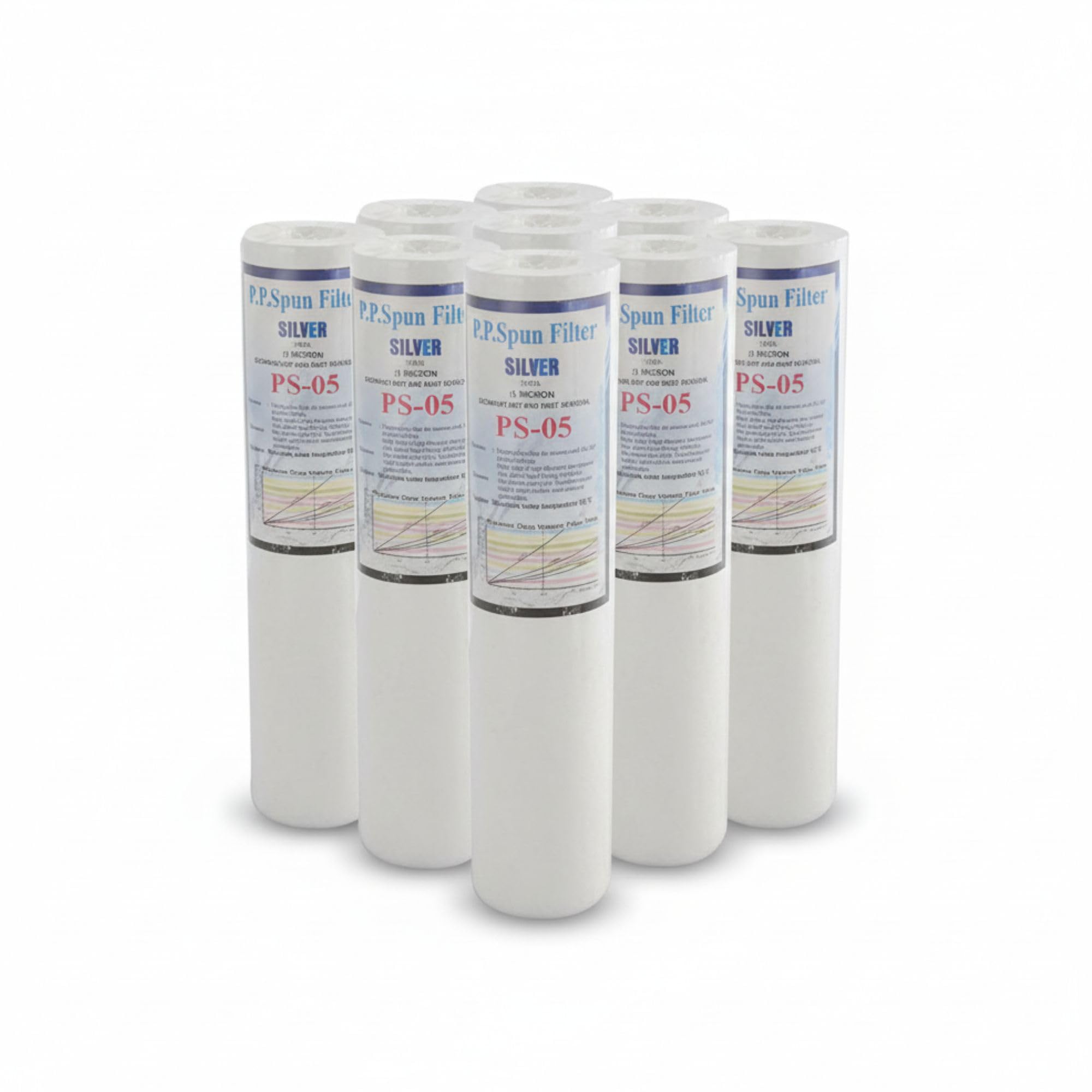 Capital PP Spun Filter Cartridge for RO Water Purifier 10 Inch, 5 Micron | RO Filter Cartridge, Spun Filter for All Types of Water Purifiers | Sponge Type Pre Filter Candle - Pack of 5-image-10