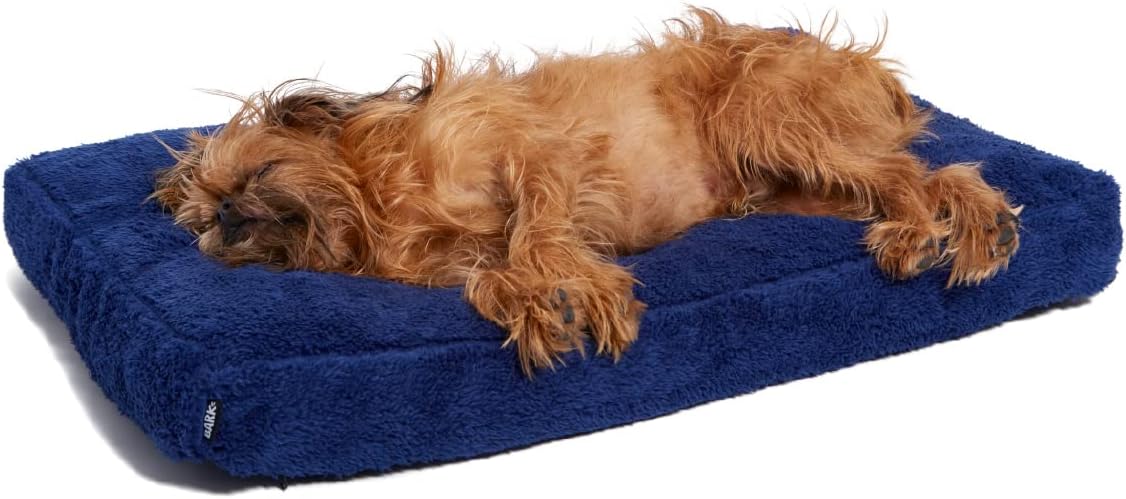 Barkbox Tufted Soft Foam Dog Bed, Orthopedic Crate Pillow Cushion for Dogs & Cats, Machine Washable Cover with Water-Resistant Lining,…