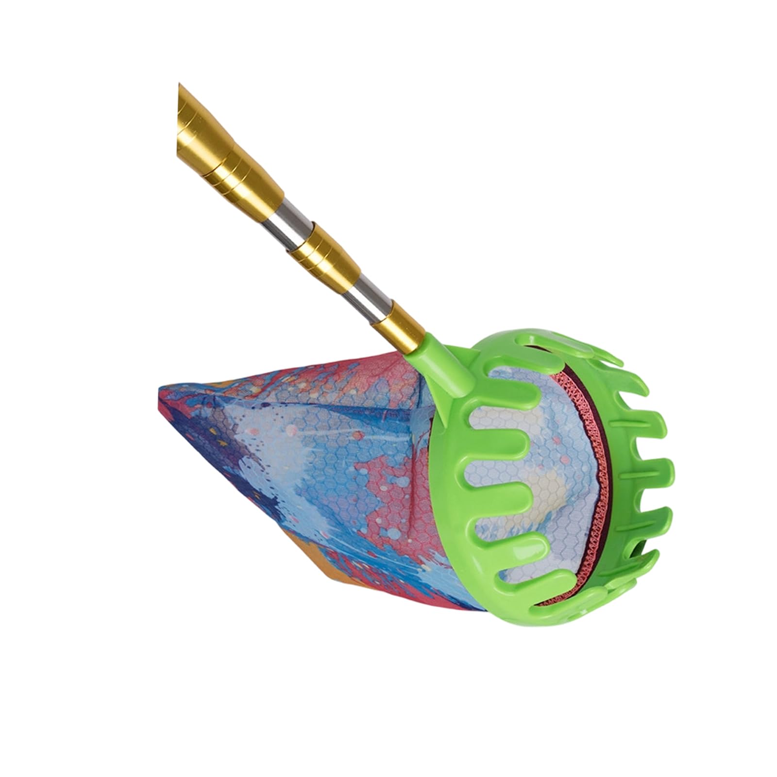 Tree Harvest Helper Head Catcher Bag with Removable Mesh Bag, Tool Ready Threaded Base, Garden Picking Frame for Home Growers Fruit Picking Basket Attachment Manual Harvest Net Tool Tree Picker Frame